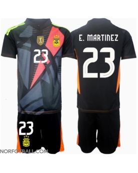 Billige Fotballdrakt Argentina Emiliano Martinez #23 Keeper Replika Hjemmedraktsett Barn Copa America 2024 Kortermet (med bukser)